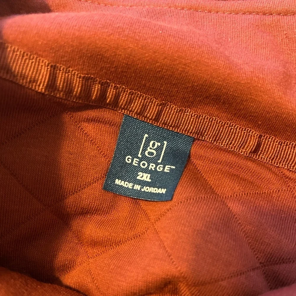 NWT George Men's Quilted Snap Pullover Jacket - Size 2XL - Picture 5 of 8
